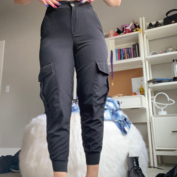 Zara Pants & Jumpsuits Zara Black Cargo Pants Poshmark
